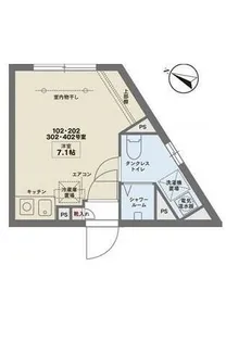 COCOFLAT池袋II【4階】の間取り