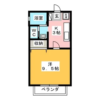 ユニコーンY【1階】の間取り