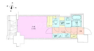 半蔵門レジデンス【6階】の間取り