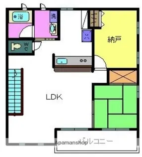 アンシャンテ シェソワ【2階】の間取り