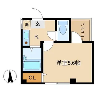 シュガーポート【4階】の間取り