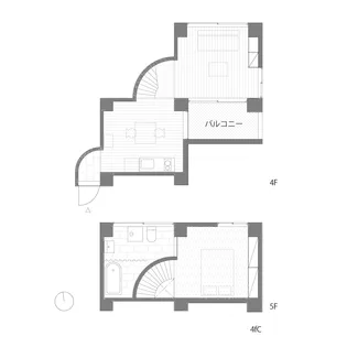三組坂Flat【4階】の間取り