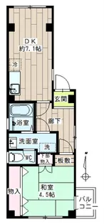 ダノイ桜井【2階】の間取り