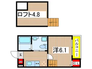 reve野並【1階】の間取り