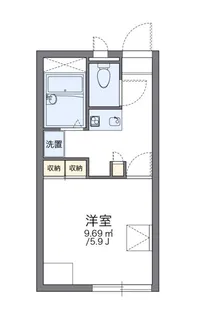 レオパレスオアシス【2階】の間取り