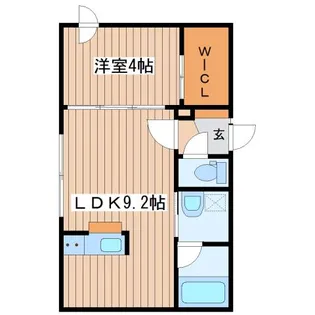 アレグリア琴似【3階】の間取り