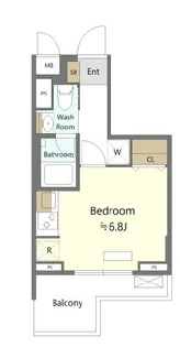 SHOKEN Residence横浜大口III【2階】の間取り