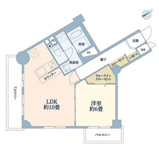 シャンボール代々木【4階】の間取り