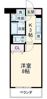 アーベント【1階】の間取り