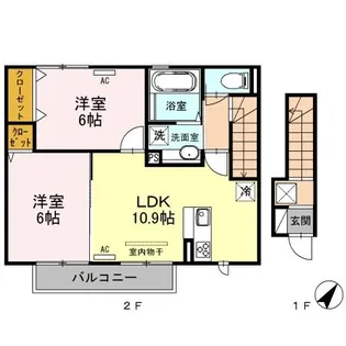エルドラード C【2階】の間取り