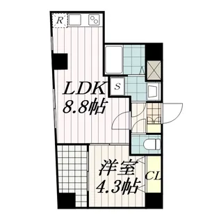 フェリシテ【4階】の間取り