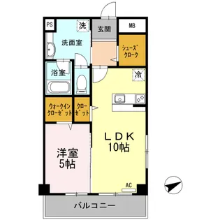 アーブルクロシェット【2階】の間取り