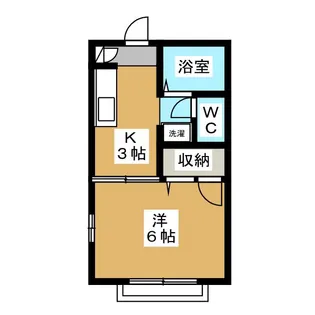 グリーンハイツ【1階】の間取り