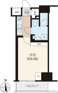「防音マンション」TRACK両国【9階】の間取り