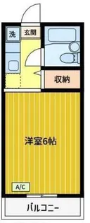 サニーハイツ【1階】の間取り