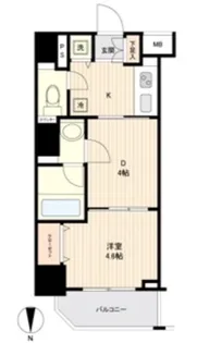 日神デュオステージ亀戸【7階】の間取り