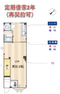 ヒカリハイツ【1階】の間取り