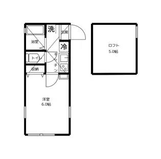 ウインガーデン溝の口【2階】の間取り