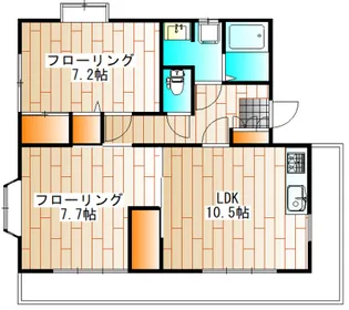 山王丸子ハウス【2階】の間取り