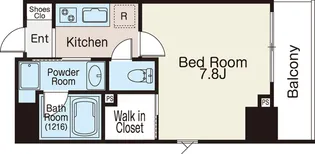 カナーレ東日本橋【2階】の間取り