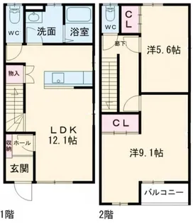 すまいる46の間取り