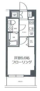 マニパレス羽田【6階】の間取り
