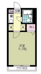 ヴィラ・フローラス【1階】の間取り