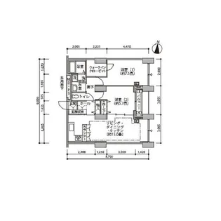 東雲キャナルコートCODAN14号棟【2階】の間取り