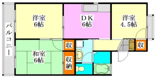 セジュール東船橋【1階】の間取り