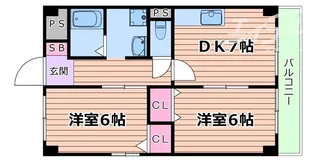 ファミール栄【3階】の間取り