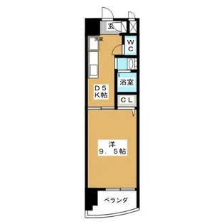 セントラルハイツ柳橋【5階】の間取り