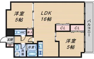 ソフィア服部【2階】の間取り