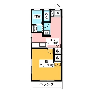 マリー・ハイツII【2階】の間取り