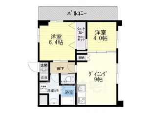 LANITOYONAKA【3階】の間取り