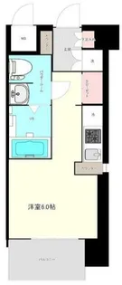 レジュールアッシュ長堀通南【8階】の間取り