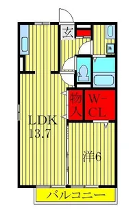 ロジュマンミヤカイドウ C【3階】の間取り