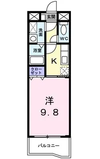 フォレストビュー【2階】の間取り