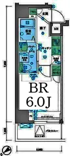 リヴシティ横濱末吉町【6階】の間取り