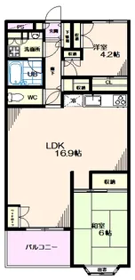 コープ野村荻窪【3階】の間取り