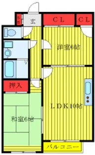 ビラ・クレール【2階】の間取り