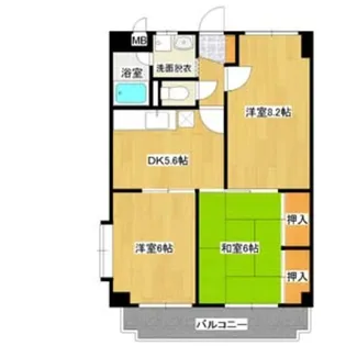 アベニュー天沼【3階】の間取り