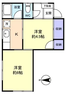 河野荘【2階】の間取り