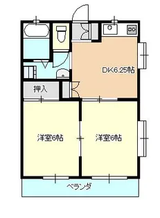メゾン藤本 玖珂町【2階】の間取り