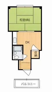 ハイツ青春【3階】の間取り