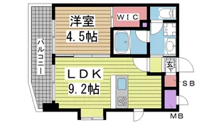サンライト割塚【2階】の間取り