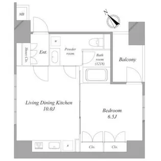 スパシエ上野ステーションプラザ【7階】の間取り