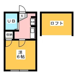グリーンピース大町【1階】の間取り