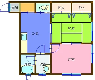 コーポNIKI【1階】の間取り
