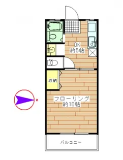 若宮コーポ【2階】の間取り