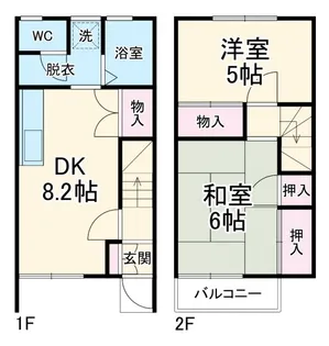 メゾンファミールの間取り